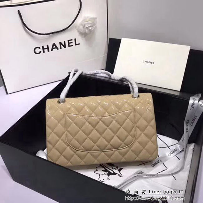 香奈兒CHANEL 升級版A1112小羊皮金銀鏈條單肩斜挎包 DSC1062